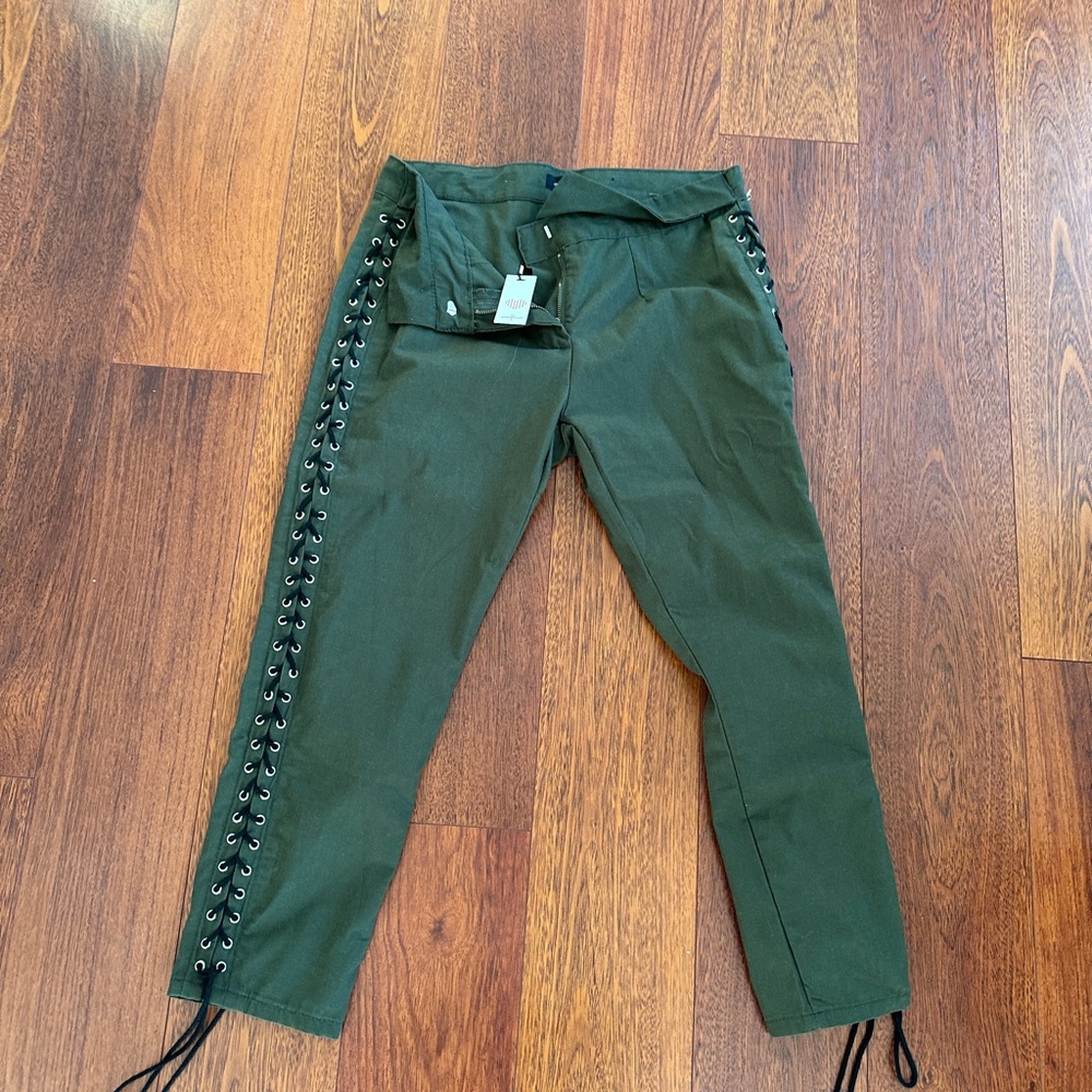Army green pants
